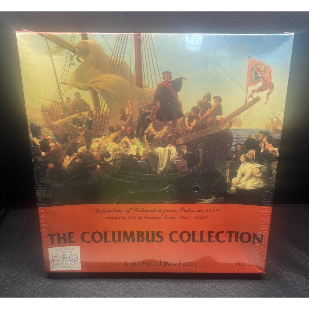 The‎ Columbus Collection Departure Of Columbus From Palos In 1492 500 Pc Puzzle